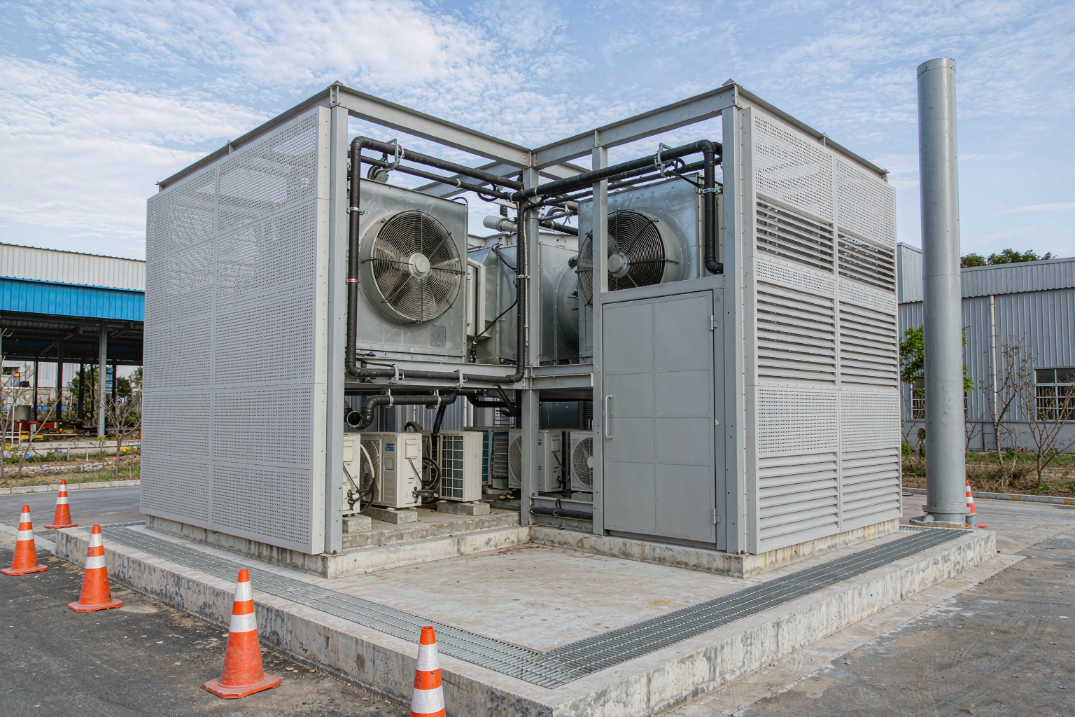 Industrial Equipment Sound Barrier