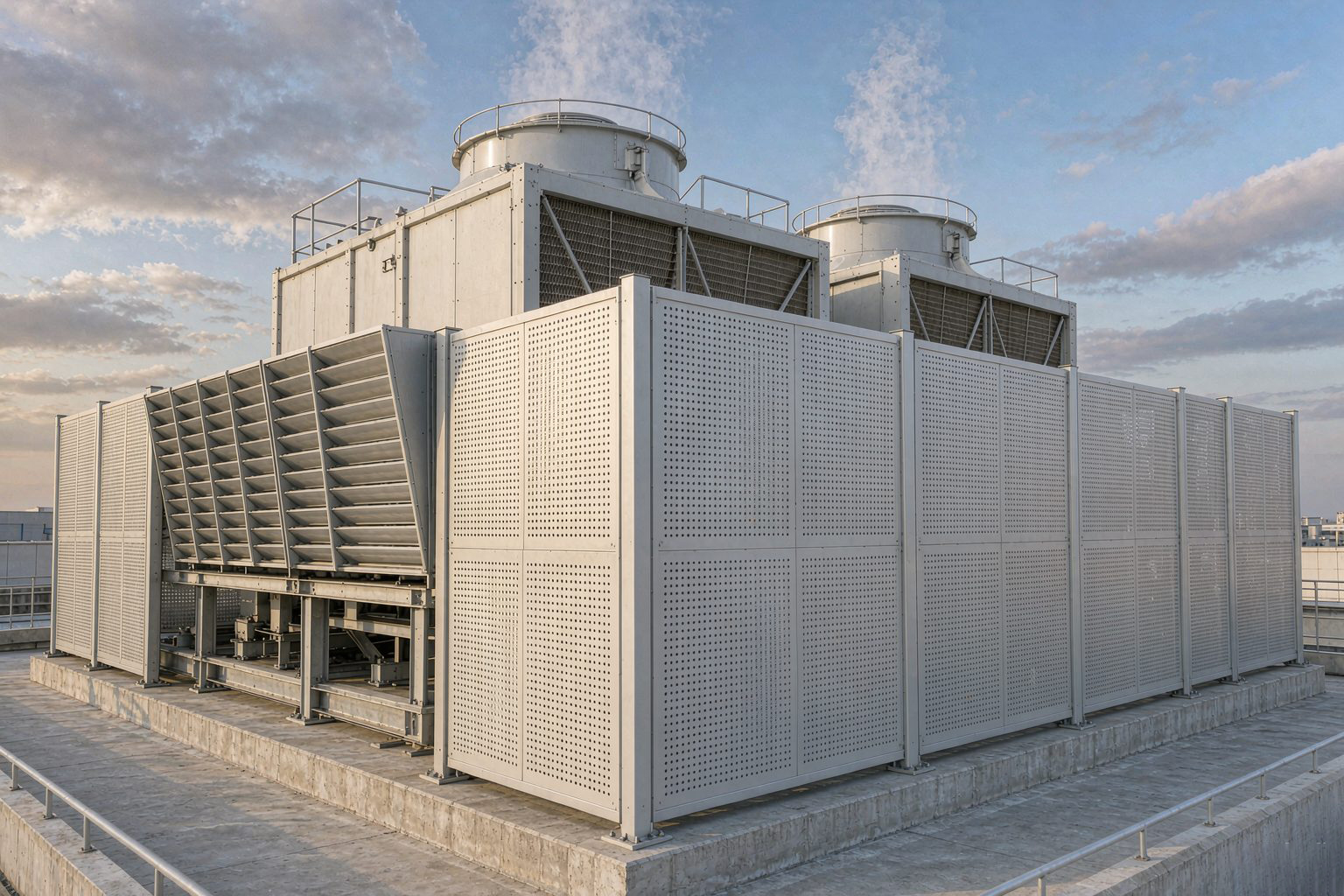 Cooling Tower Sound Barrier